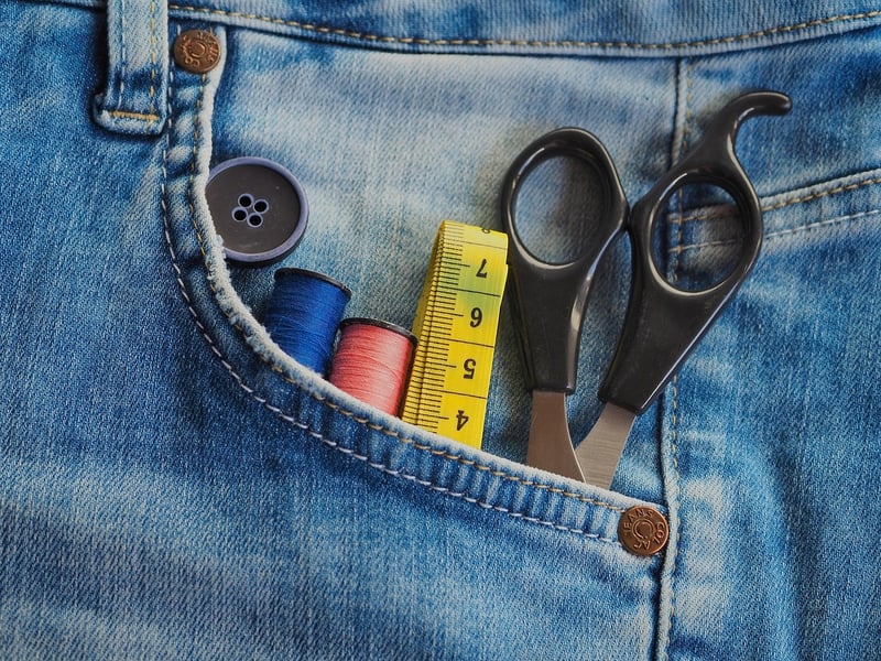 denim coasters